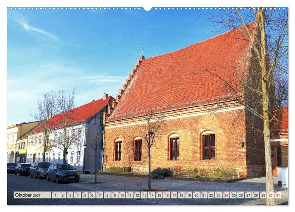 Produktbild: J&uuml;terbog &ndash; Backsteingotik und Wehrt&uuml;rme (Wandkalender 2027 DIN A2 quer), CALVENDO Monatskalender