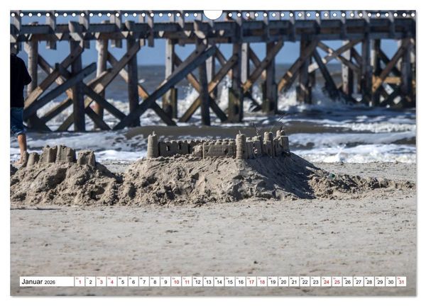 Produktbild: Impressionen aus Sankt Peter-Ording (Wandkalender 2026 DIN A3 quer), CALVENDO Monatskalender