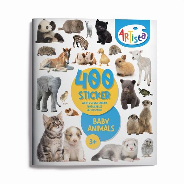 Produktbild: Artista - Stickerbuch Tierbabys