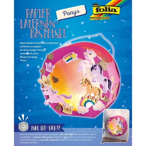 Laternen-Bastelset aus Papier PONY