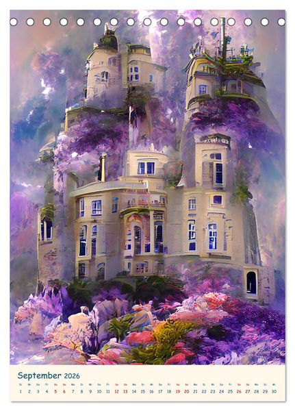 Produktbild: Colors of Dreams - AI-ART (Tischkalender 2026 DIN A5 hoch), CALVENDO Monatskalender