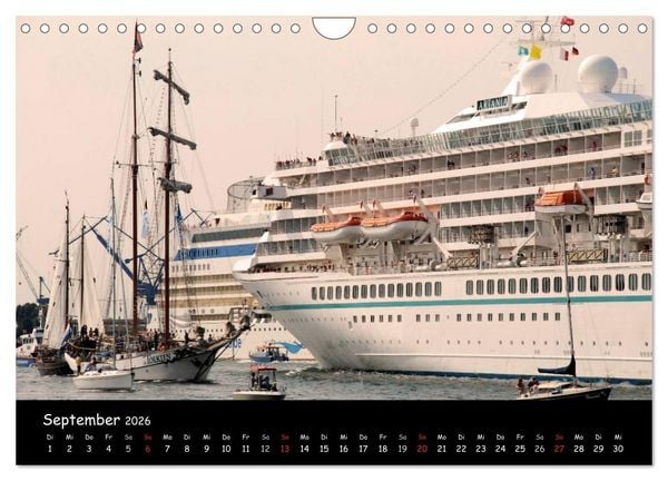 Produktbild: Kreuzfahrt erleben (Wandkalender 2026 DIN A4 quer), CALVENDO Monatskalender