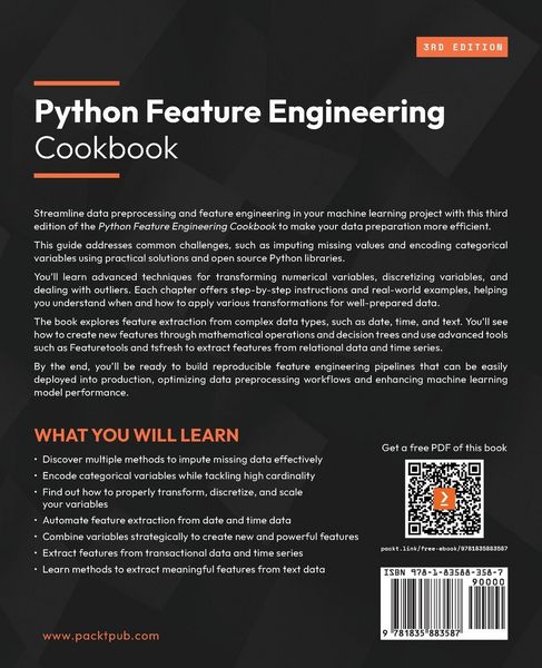 Produktbild: Python Feature Engineering Cookbook - Third Edition