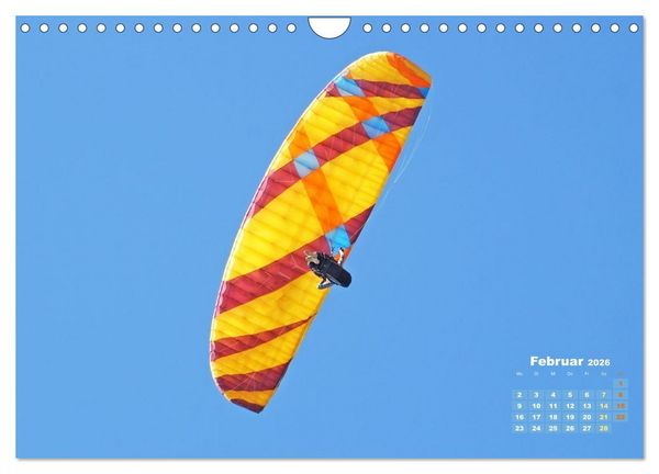 Produktbild: Paragliding: Der Traum vom Fliegen (Wandkalender 2026 DIN A4 quer), CALVENDO Monatskalender