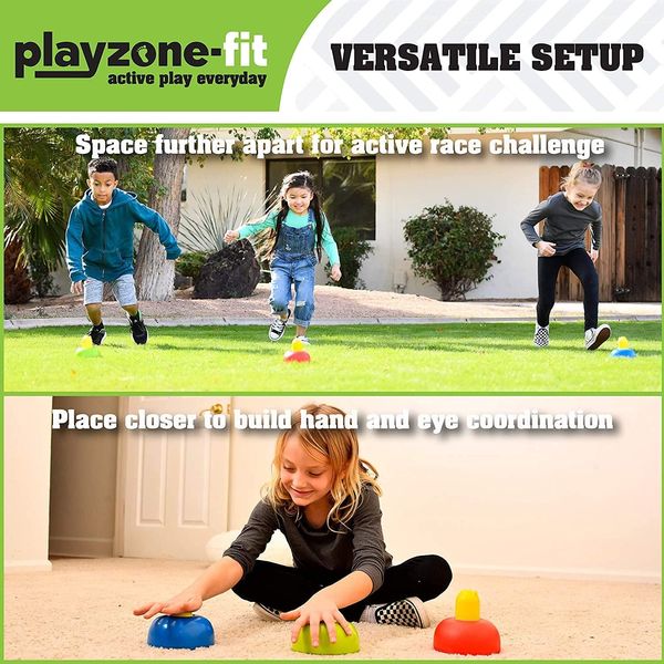 Produktbild: Schildkr&ouml;t 980083 - Fun Sports, Playzone-Fit Wack-A-Tag Set, Reaktionsspiel, 3-teilig