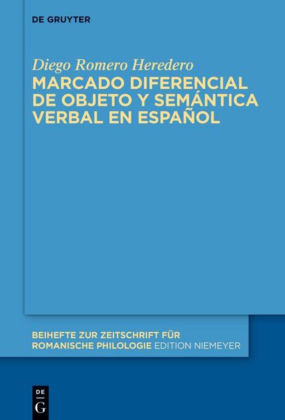 Produktbild: Marcado diferencial de objeto y sem&aacute;ntica verbal en espa&ntilde;ol