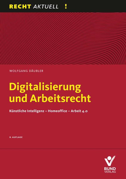 Produktbild: Digitalisierung und Arbeitsrecht