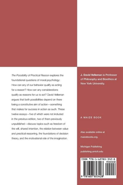 Produktbild: The Possibility of Practical Reason