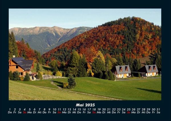 Produktbild: Landschaftskalender 2025 Fotokalender DIN A4