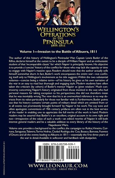 Produktbild: Wellington's Operations in the Peninsula 1808-1814