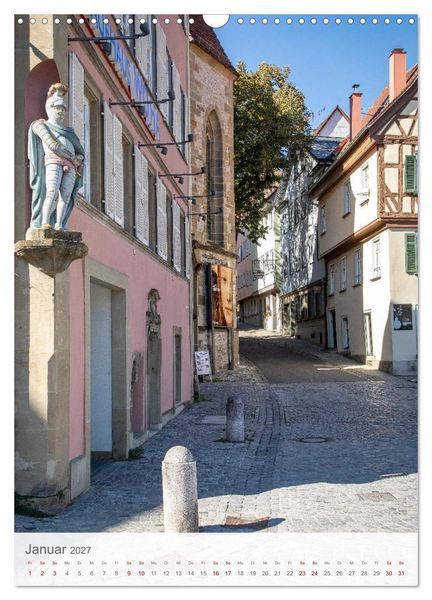 Produktbild: Schw&auml;bisch Hall am Kocher (Wandkalender 2027 DIN A3 hoch), CALVENDO Monatskalender