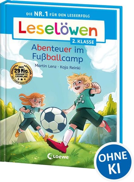 Produktbild: Lesel&ouml;wen 2. Klasse - Abenteuer im Fu&szlig;ballcamp