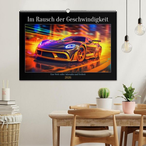 Produktbild: Im Rausch der Geschwindigkeit (Wandkalender 2026 DIN A2 quer), CALVENDO Monatskalender