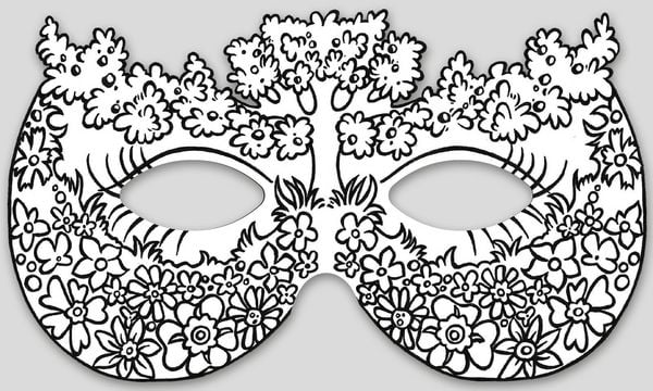 Produktbild: Feenmasken zum Ausmalen