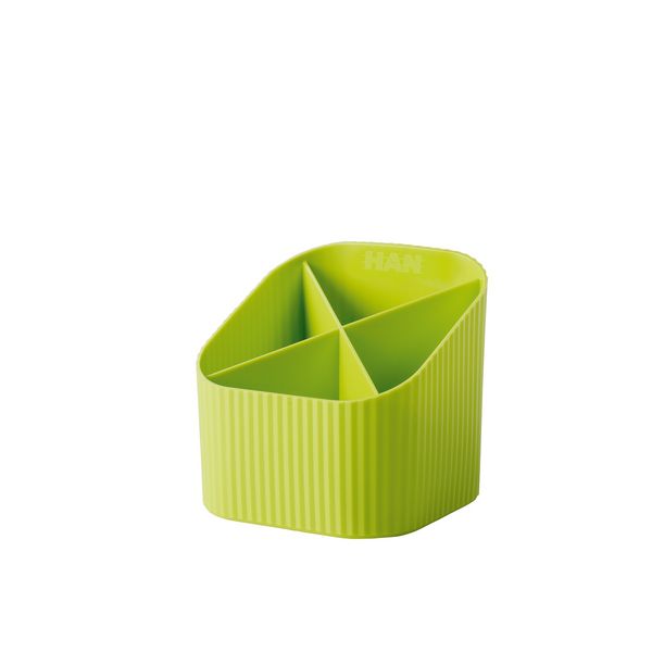 Produktbild: HAN Stiftek&ouml;cher Re-X-LOOP 4 F&auml;cher lemon