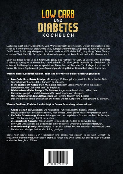 Produktbild: Low Carb und Diabetes Kochbuch