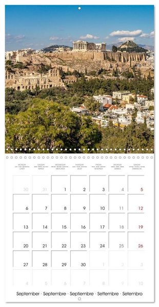 Produktbild: Europe - Greece (Wall Calendar 2027 12 &times; 12 Inch) CALVENDO 12 Month Wall Calendar