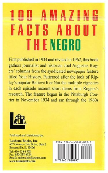 Produktbild: 100 Amazing Facts About The Negro