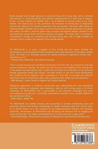 Produktbild: Preventing and Treating Missing Data in Longitudinal Clinical Trials