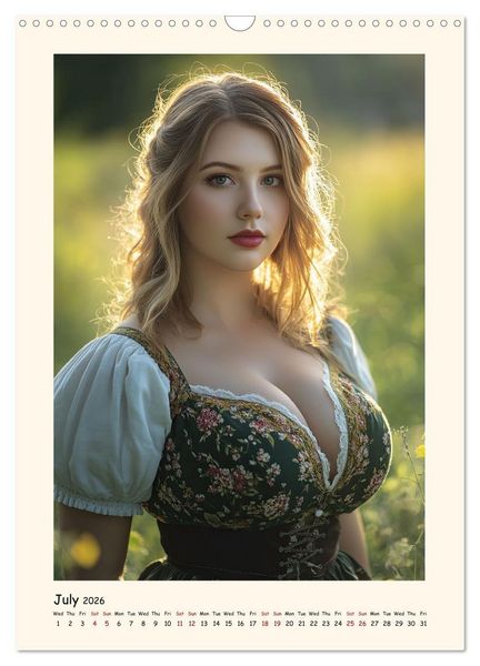 Produktbild: Tradition and Temptation (Wall Calendar 2026 DIN A3 portrait), CALVENDO 12 Month Wall Calendar