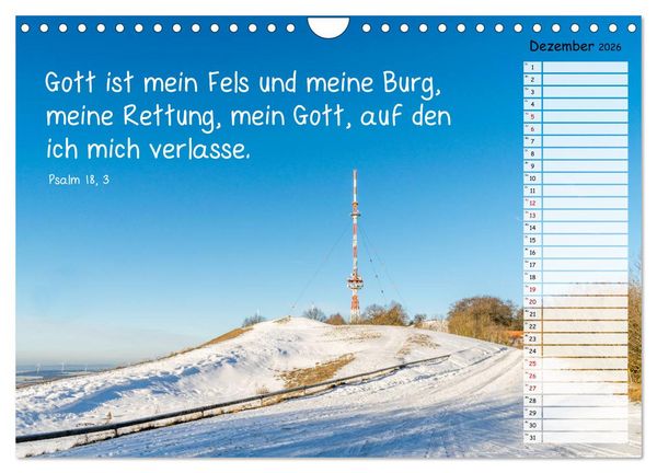 Produktbild: Heimat Hesselberg (Wandkalender 2026 DIN A4 quer), CALVENDO Monatskalender