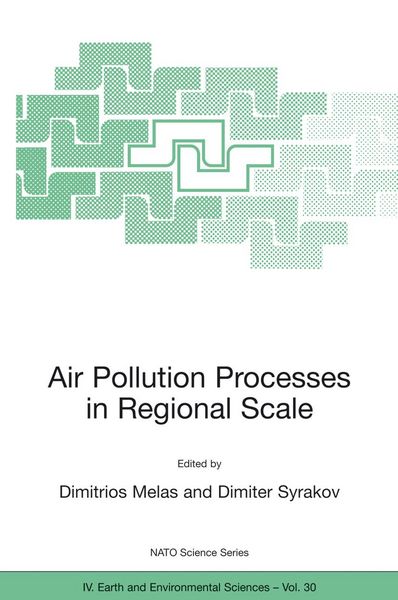 Produktbild: Air Pollution Processes in Regional Scale