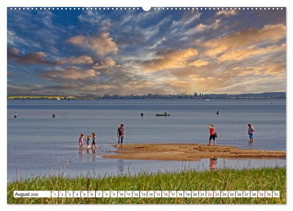 Produktbild: Naturparadies Zierow - Ostsee Idylle pur in der Wismarer Bucht (hochwertiger Premium Wandkalender 2026 DIN A2 quer), Kunstdruck in Hochglanz