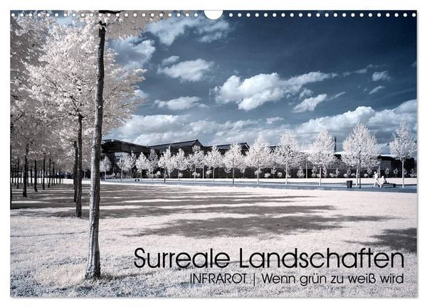 Produktbild: Surreale Landschaften. INFRARROT - Wenn gr&uuml;n zu wei&szlig; wird (Wandkalender 2026 DIN A3 quer), CALVENDO Monatskalender