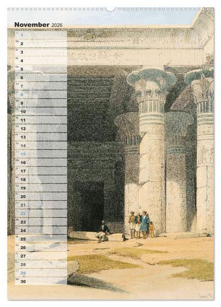 Produktbild: &Auml;gyptens Tempel (hochwertiger Premium Wandkalender 2026 DIN A2 hoch), Kunstdruck in Hochglanz