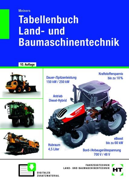 Produktbild: Tabellenbuch Land- und Baumaschinentechnik