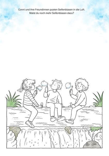 Produktbild: Conni Gelbe Reihe (Besch&auml;ftigungsbuch): Mein dickes Conni-Ausmalbuch