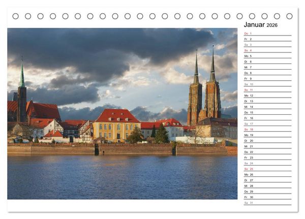 Produktbild: Polen &ndash; Zeit f&uuml;r Entdeckungen (Tischkalender 2026 DIN A5 quer), CALVENDO Monatskalender