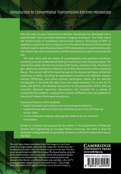 Produktbild: Introduction to Conventional Transmission Electron Microscopy