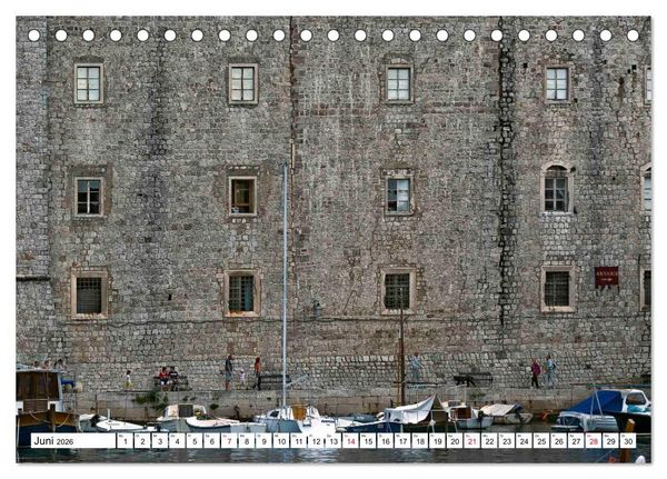 Produktbild: Adriaperle Dubrovnik (Tischkalender 2026 DIN A5 quer), CALVENDO Monatskalender