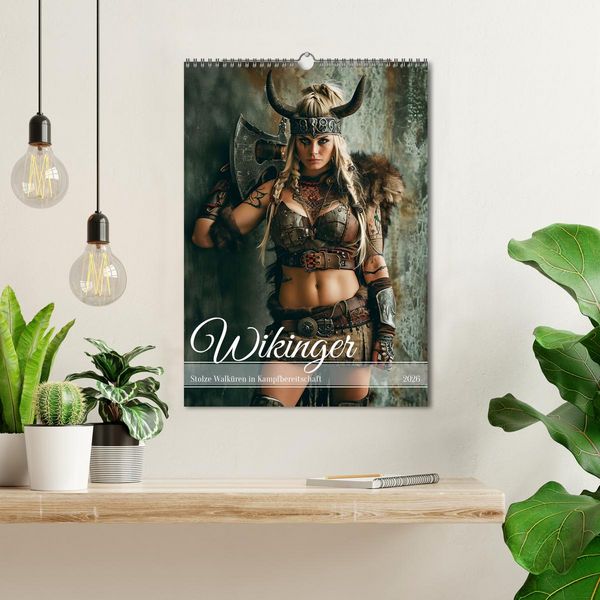 Produktbild: Wikinger - Stolze Walk&uuml;ren in Kampfbereitschaft (Wandkalender 2026 DIN A3 hoch), CALVENDO Monatskalender