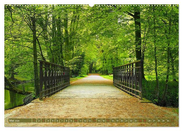 Produktbild: Impressionen - G&uuml;tersloh entlang der Dalke (hochwertiger Premium Wandkalender 2026 DIN A2 quer), Kunstdruck in Hochglanz