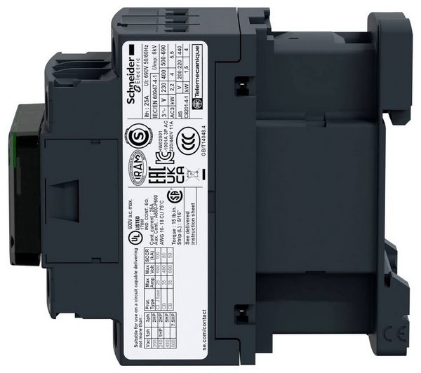 Produktbild: Schneider Electric Leistungssch&uuml;tz LC1D09BL
