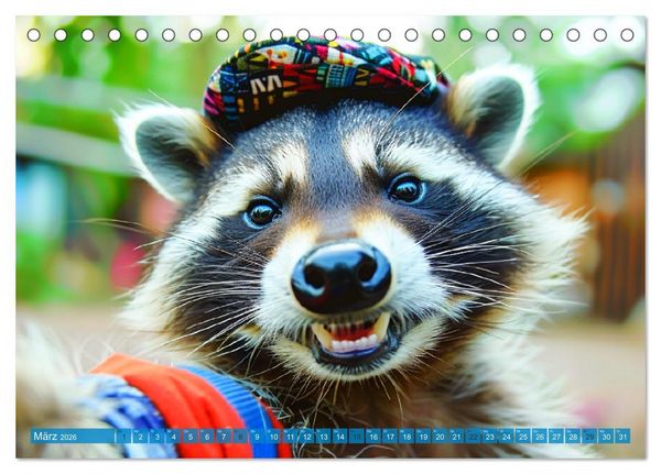 Produktbild: Witzige Tier-Selfies. Lustige Portraits aus der Tierwelt (Tischkalender 2026 DIN A5 quer), CALVENDO Monatskalender