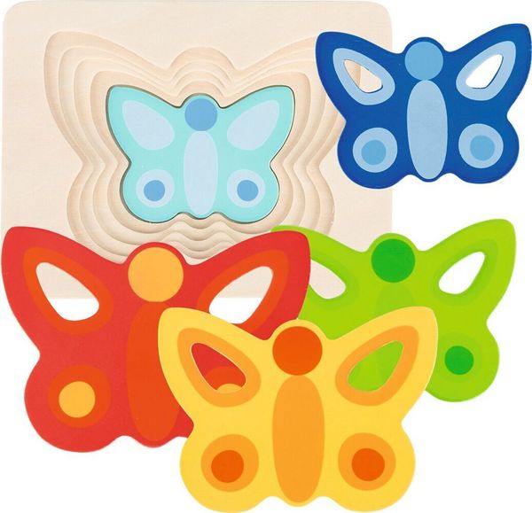 Schichtenpuzzle Schmetterling II