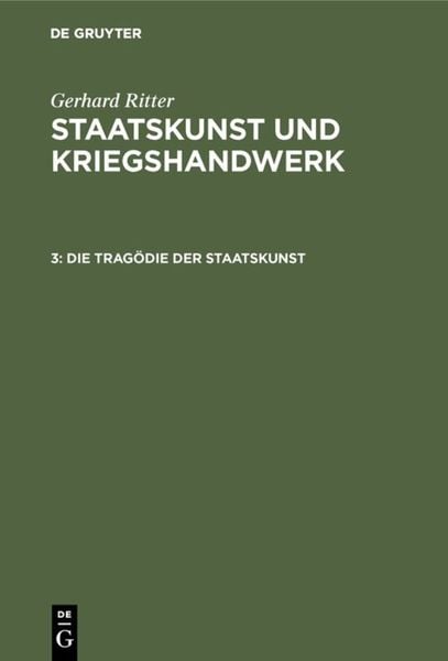 Produktbild: Die Trag&ouml;die der Staatskunst