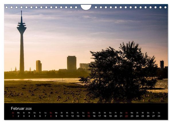 Produktbild: D&uuml;sseldorf - Impressionen (Wandkalender 2026 DIN A4 quer), CALVENDO Monatskalender