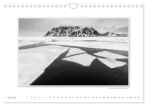 Produktbild: Spitzbergen Svalbard (Wandkalender 2026 DIN A4 quer), CALVENDO Monatskalender