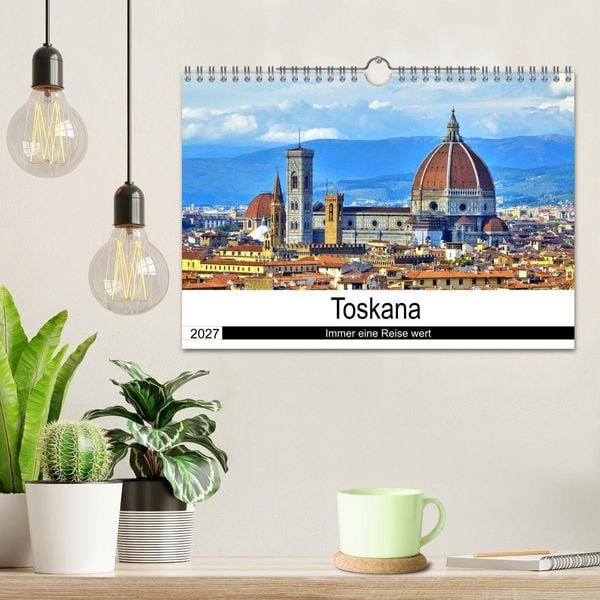 Produktbild: Toskana - Immer eine Reise wert (Wandkalender 2027 DIN A4 quer), CALVENDO Monatskalender