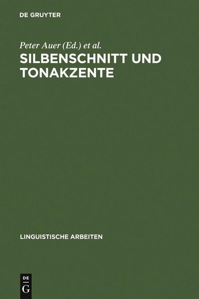 Produktbild: Silbenschnitt und Tonakzente