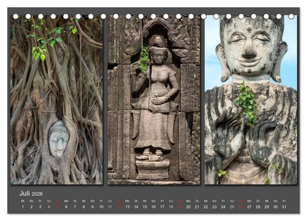 Produktbild: MEDITATION Zeit f&uuml;r mich (Tischkalender 2026 DIN A5 quer), CALVENDO Monatskalender