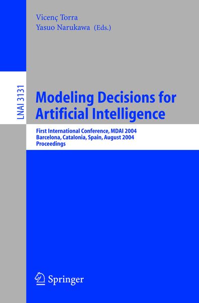 Produktbild: Modeling Decisions for Artificial Intelligence