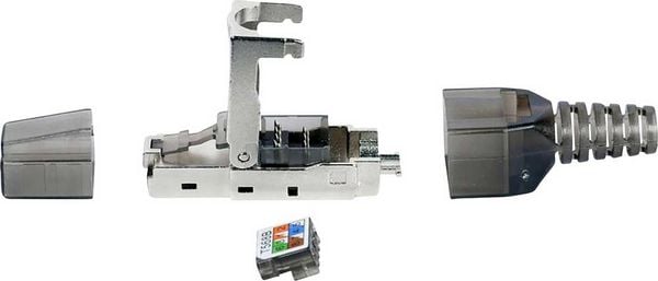 Produktbild: Kathrein EML 12 Professioneller feldkonfektionierbarer RJ45 Steckerverbinder Cat.6A 212500001 1 St.