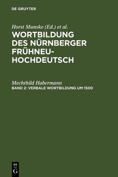 Produktbild: Verbale Wortbildung um 1500