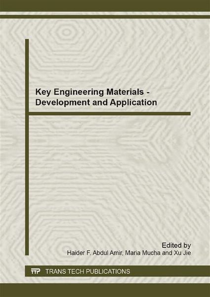 Produktbild: Key Engineering Materials - Development and Application