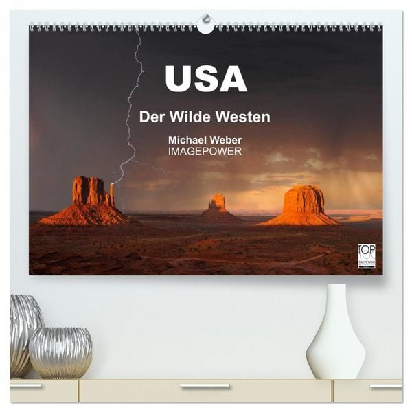 Produktbild: USA - Der Wilde Westen (hochwertiger Premium Wandkalender 2026 DIN A2 quer), Kunstdruck in Hochglanz